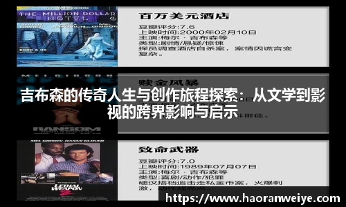 吉布森的传奇人生与创作旅程探索：从文学到影视的跨界影响与启示